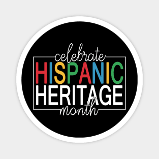 Proud Latina For Women Funny Hispanic Heritage Month Flag Magnet